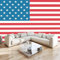 Rot Wandbild Tapete gestreifte Flagge Vlies Tapeten 350x256cm Foto Tapete Schlafzimmer Wohnzimmer Moderne Vliestapete Bildtapete 3d Effekt Wandtapete