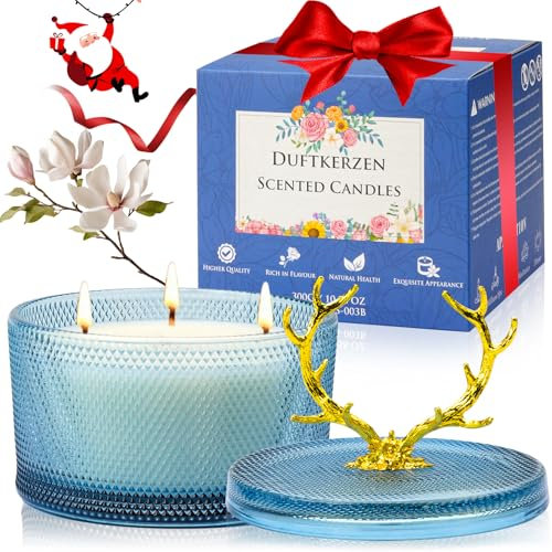 Duftkerzen Geschenke für Frauen, Große Duftkerzen im Glas, Duftkerzen Geschenkset, Duftkerze Weihnachten, Kerzen im Glas, Weihnachtsgeschenke, Geschenk für Weihnachten