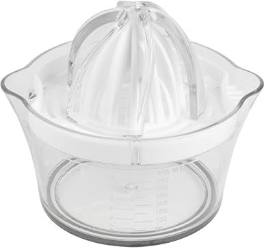 Salter 4-In-1 Citrus Juicer – Non-Slip Base, 2 Reamer Sizes, Separate Eggs, Juice Extractor, Stainless-steel Zester, Fresh Orange Juice, Perfect for Egg White Omelettes, Salad Dressings, Juice, Zest