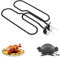 GFTIME Élément chauffant de rechange pour barbecue électrique Q140 Q1400, compatible avec Weber 66631, 80342, 80343, 65620, élément chauffant 2200 W, acier inoxydable, spirale chauffante 230 V