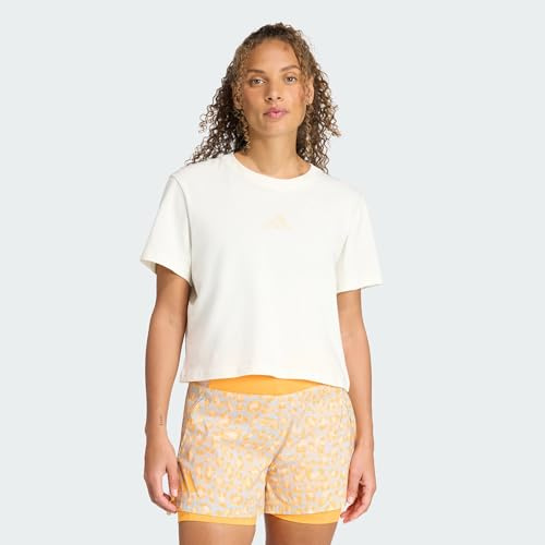 adidas Women's Terrex Multi Tee Meadow Pack, Off White, L
