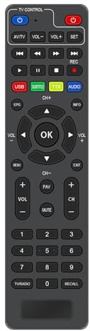 ALLIMITY Telecomando Compatibile con Diprogress Esperanza Decorder EV106P DPT202SB DPT207HD-DUO DPT210HA DPT203HD DPT209HD DPT220HD