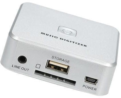 Juqoyue Numériseur de Musique Lecteur de Musique Enregistrer de la Musique Analogique sur Une Carte SD Clé USB Mini Port USB Lecture Télécommande