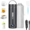 Dreamhigh® Bouilloire de Voyage, 500ml Mini Bouilloire Electrique, 96 W Petite Bouilloire Electrique, Chauffe Eau Portable pour Café, Lait, Thé Voiture (12V) (Noir)