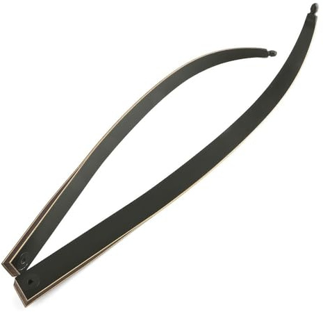 Poearcus 60 Zoll Takedown Recurve Bogen Jagdbogen Wettkampfbogen Langbogen Bogenschießen Holzbogen 20-60lbs Links/Rechtshänder für Bogenschießen Schießen Ziel Praxis (Bow Limb, 35 Ibs, Beidhändig)