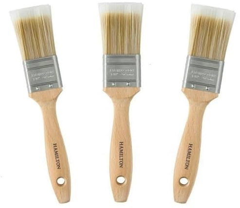 3 x 1 Hamilton Prestige Synthetic Paint Brushes (23131-10)