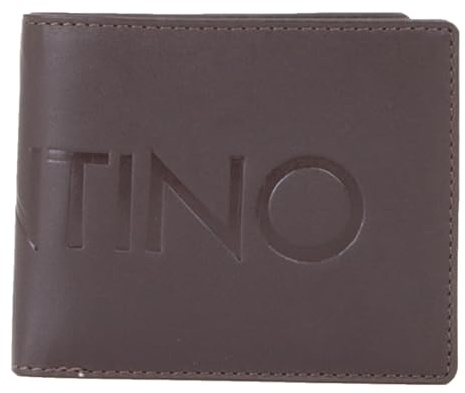 Valentino Pelle porta carte di credito Mason Card Holder Moro marrone scuro