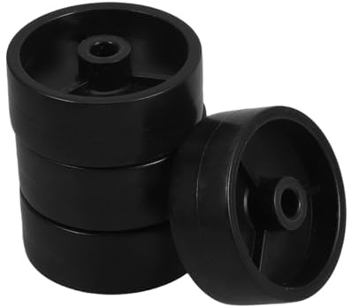 Alipis Ruedas para Calentador De Patio 4 Piezas Diámetro 61mm Plástico PP Reemplazo De Ruedas Resistentes Multiusos Aptas para Estantes De Almacenamiento y Calefacción Exterior