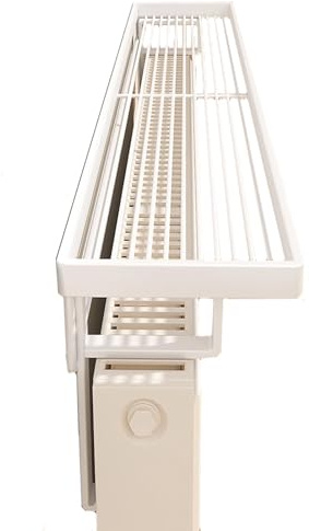 XXYLC Heizkörperabdeckung, Heizkörperhalterung Ablage Für Heizkörper Radiator Shelf, Ohne Bohren, Für Zuhause(Size:60cm,Color:weiß)