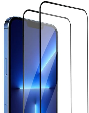 Topme Lot de 2 Protection D'écran en Verre Trempé pour OnePlus Nord 6 6G / OnePlus Nord6 6G (6.78 Inches) Ultra HD Full Screen Anti Scratch Screen Protector, No Bubbles - Noir