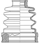Borg & Beck BCB2656 Cv Joint Boot Kit To Fit Daihatsu Mazda Mitsu - Inner