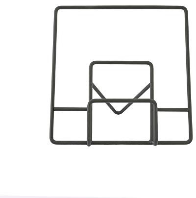 Point-Virgule Tablet ständer, Kochbuchhalter aus Metall, Handy ständer im Küche fur ipad, Tablet oder Kochbuch, Schwarz, 30 x 16 x 29,5 cm