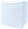 Polyte - Paño de Cocina de Microfibra superabsorbente - Punto gofrado - Blanco - 40 x 71 cm - Pack de 12