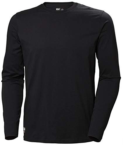 Helly Hansen Workwear Herren Classic Longsleeve Kurzer Pullover, SCHWARZ, XS