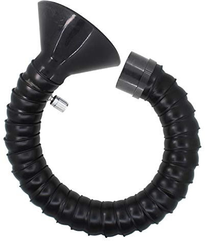 Verstellbar Absaugarm für Lötrauchabsaugung - für Staub Rauch und Schweißrauch - Außendurchmesser 50 75 mm - Länge 0,8~2,5 mm (Außendurchmesser 50 mm, Länge 1.2m)