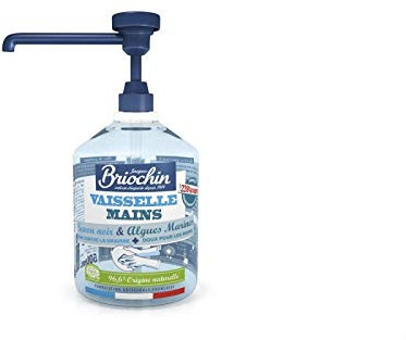 BRIOCHIN - Liquide Vaisselle Et Main Écocert Avec Pompe 500Ml - Lot De 3