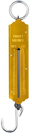 Jazooli Hanging Weight Scale - Commercial, Luggage Scale, Suitcase Weighing Scales with Metric and Imperial Measurements -Heavy Duty Design Camping & Travel Essentials 50 KG