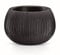 Prosperplast Concrete Bowl Flower Pot Plant Pot 2 in 1 with Plastic Plant Pot Round