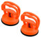 Sidereum 2 Stück Saugheber 5.7 cm Auto Dellen Saugnapf Dent Abzieher Mini Gummisauger Glassauger Saugheber für Computer-Bildschirmen Auto Body Dent Abzieher Ausbau Werkzeug（Orange）