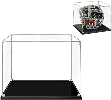 Hosdiy Acryl Vitrine Schaukasten Kompatible mit Lego Todesstern 75159 (Death Star) - Vitrine (Nur Vitrine, Ohne Modell Set)
