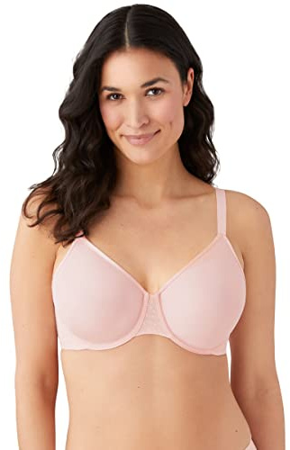 Wacoal Women's Back Appeal Minimizer Underwire Bra, Crystal Pink, 38F