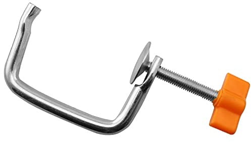 FMHXG Pasta Machine Orange Holding Clip, Manual Pasta Maker Accessory, Metal, Fits Most Major Brands