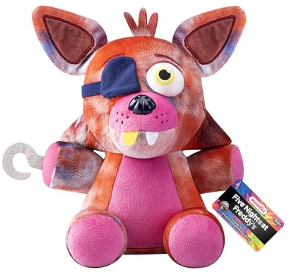 Funko Plush Jumbo: Five Nights at Freddy's (FNAF) Tiedye - Foxy 10 - Foxy - Plüschtier - Geschenkidee Zum Geburtstag - Offizielle Handelswaren - Gefüllt Plüschtiere Für Kinder Und Erwachsene