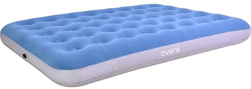 AVENLI Camping Luftmatratze für 2 Personen 191 x 137 x 22 cm aufblasbare Matratze Luftbett blau