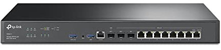 TP-Link ER8411 | Router VPN 10G cablato aziendale | Fino a 10 porte WAN | Elevata capacità di rete | SPI Firewall | Supporto Omada SDN | Bilanciamento del carico | Protezione contro i fulmini | 5 anni