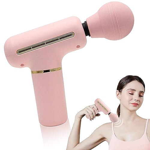 Mini Massagepistole Muskel Massage Pistole: Nizirioo Massagepistole mit 4 Einstellbaren Geschwindigkeiten,Tragbar Handmassagegerät, 1200Mah Massagepistolen Deep Tissue Percussion für Nacken Rücken