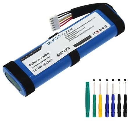 Youejoeq Replacement Battery for Xtreme 3 Wireless Bluetooth Speaker, fits Part no GSP-2S2P-XT3A - 6800mAh