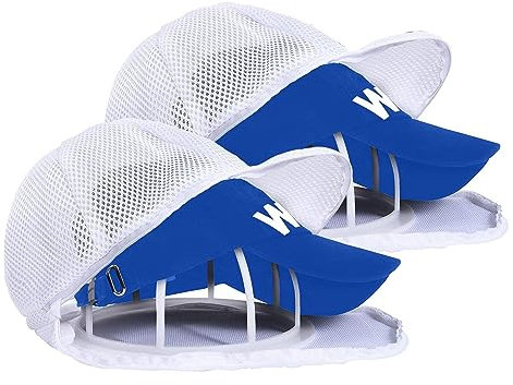 Genikeer Funda Protector para Lavar Gorras En Lavadora - 2/4 Piezas Jaula para Lavar Gorras - Soporte Limpiador para Lavar Gorras En Lavadora con Lavandería Malla - Mantiene La Forma del Sombrero