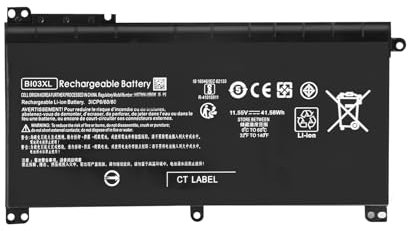 Shentec BI03XL Batterie pour HP Pavilion X360 13 M3-U M3-U001DX 13-U113TU HSTNN-UB6W HSTNN-LB7P TPN-W118 843537-421 843537-541 844203-850 844203-855 B103XL 11.55V 41.58Wh