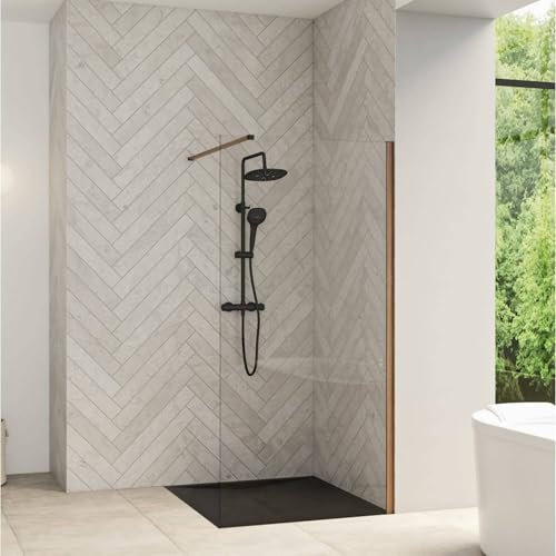KINEDO Paroi Douche 200 x 120 Smart Design Nordic Chêne