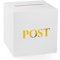 Donindis Kartenbox Gold, 24 * 24 * 24cm, Karton