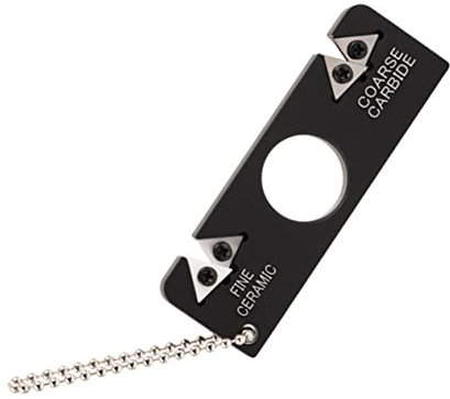 IMIKEYA 1Stk Schärfer mit festem Winkel Honen Angelhakenschärfer Messer schärfen werkzeug tragbarer kleiner Spitzer Messerschärfer für zu Hause Keramik Bleistiftspitzer