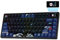 XVX 75% Keyboard with Color Smart Display, L75 Pro Low Profile Gasket Mechanical Gaming Keyboard, Bluetooth 5.1/2.4G Wireless/Type-C Wired Custom Anime Keyboard with RGB Backlit, Black Kanagawa Theme