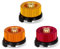Heveer Adaptateur de Bouteille de Gaz de Camping Adaptateur de Cartouche de Gaz pour Extérieure Poêle Or Orange Rouge 3 Pièces
