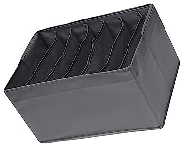 CAXUSD Zellen-unterwäsche-aufbewahrungsbox Schubladenteiler Schrank-organizer Faltbare Socken-box Für Zuhause Platzsparendes Aufbewahrungszubehör