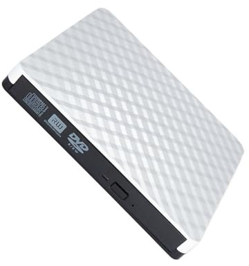 YIUPEDRFG Praktischer tragbarer DVD Player für die VCD CD Wiedergabe. Installationssystem im Lieferumfang enthalten. DCD Reiniger CD für VCD Player, Weiß