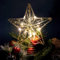 Sprinlot Stella per Albero di Natale Oro, 20 x 25 cm Puntale per Albero di Natale, Stella Oro Albero Luminosa, Cresta d'Oro dell'Albero, Decoration Tree Topper Christmas