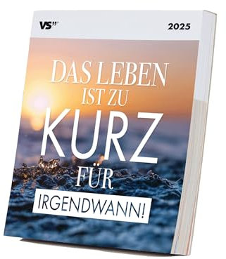Visual Statements - Best of VS Postkartenkalender 2025 - Wochenkalender, 52 motivierende & lustige Sprüche - Tischdeko