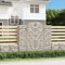 Willood Gabione mit Hochbogen 200x30x180/200 cm Verzinktes Eisen 3017644