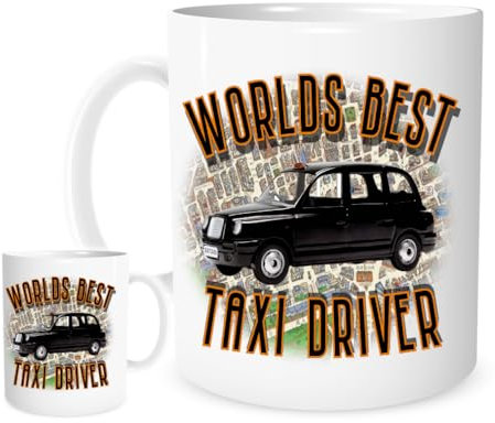 11OZ Worlds Best Taxi Driver Mug for Tea or Coffee
