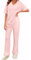 UMIPUBO Zweiteiler Damen Loungewear Set Homewear Sommer 2 Pieces Outfits Elegant Hosenanzug Oberteil mit V-Ausschnitt und Weites Bein Hosen Lounge Sleepwear Freizeit Sets (Rosa, XXL)