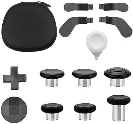 13 in 1 Metal Thumbsticks for Xbox Elite Controller Series 2 Accessories Kit For Xbox One Elite Series 2 Controller For Xbox Controller Elite Elite Series 2 Controller Paddles Trigger Buttons