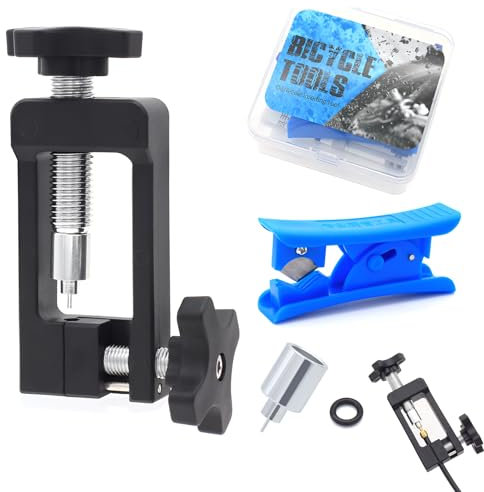 AONAYO 3er-Pack Einpresswerkzeug Fahrrad,Bremsleitung Schneider,Hydraulikschlauch Fahrradwerkzeuge,FahrradöLnadel-EinfüHrwerkzeug,Passend FüR Shimano Olive Und Pin,Km-Fahrrad,Mountainbike