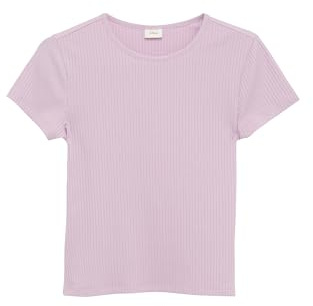 s.Oliver Verkürztes T-Shirt aus Rippware