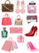 Edible print A4 Womans Girls theme Cake topper set cake decorations wafer/icing paper UNCUT - Birthday - Mum - Handbags Perfume High heels (wafer card)