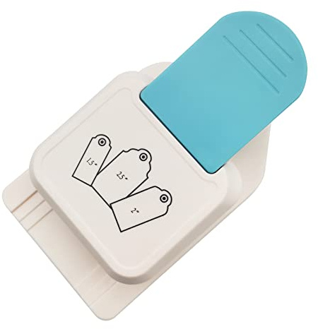 3 in 1 Craft Tag Punch, 1.5/2/2.5 Inch Gift Tag Paper Punches for DIY Projects, Card Making, Scrapbooking, Craft, Perfurador, DIY Puncher(Round)